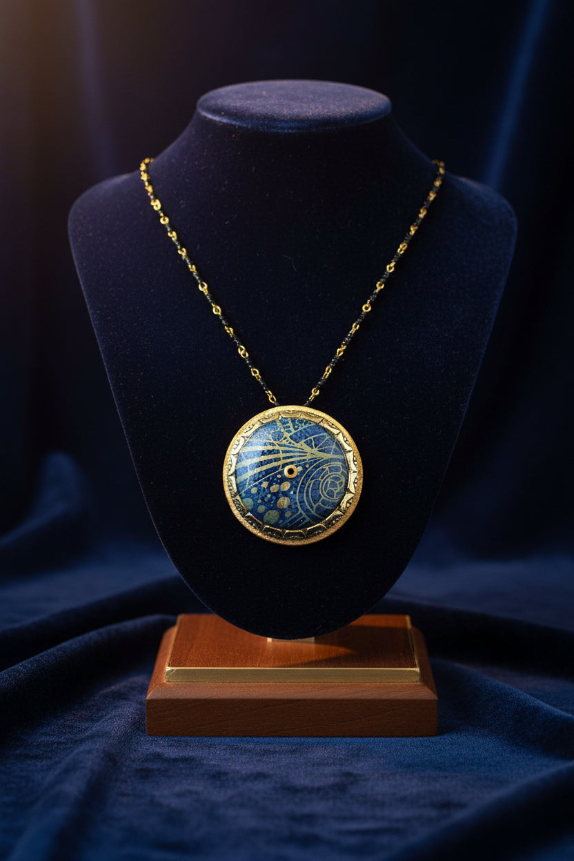 Blue LUXE Single Necklace