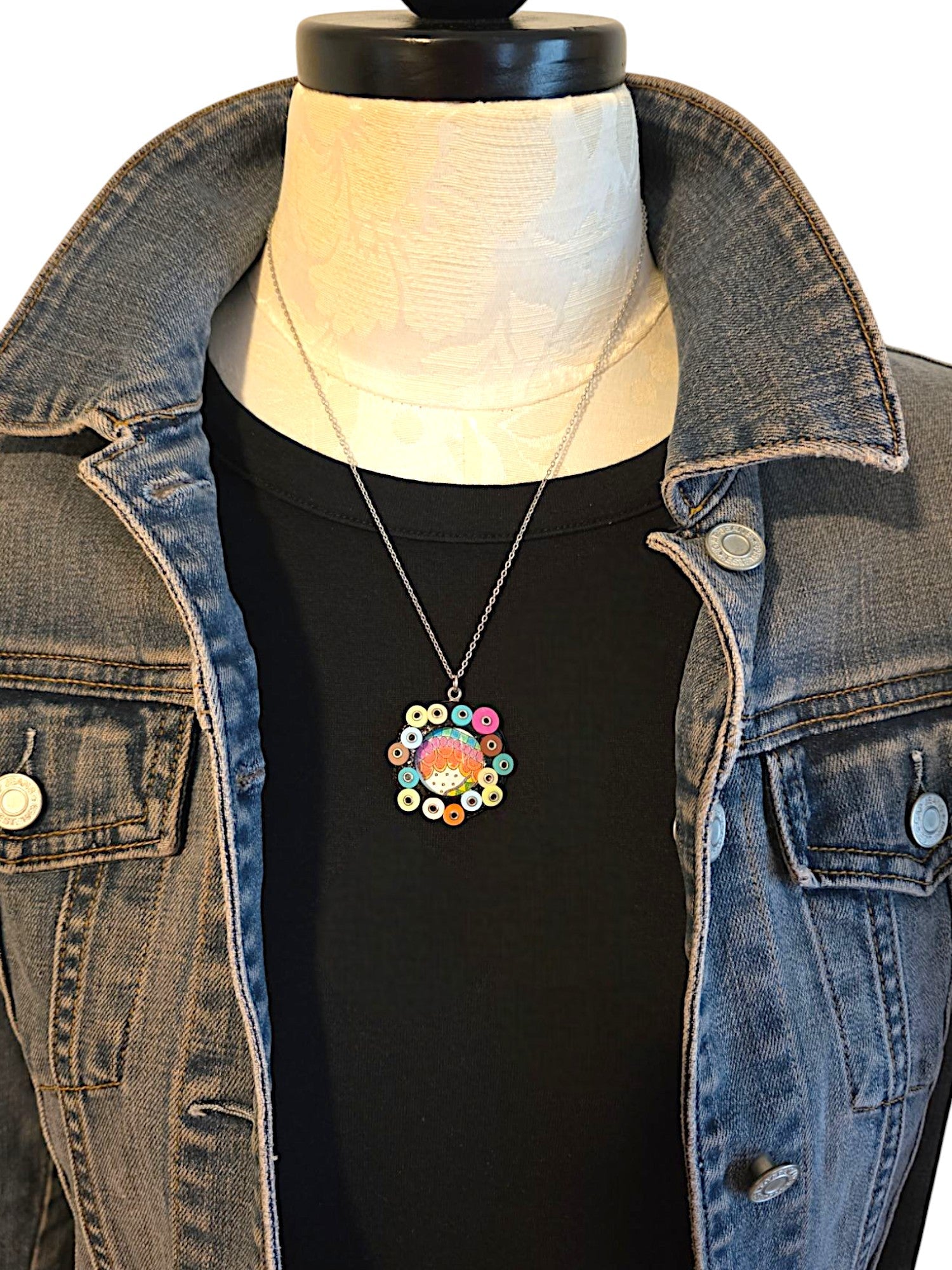 Confetti Circular Necklace