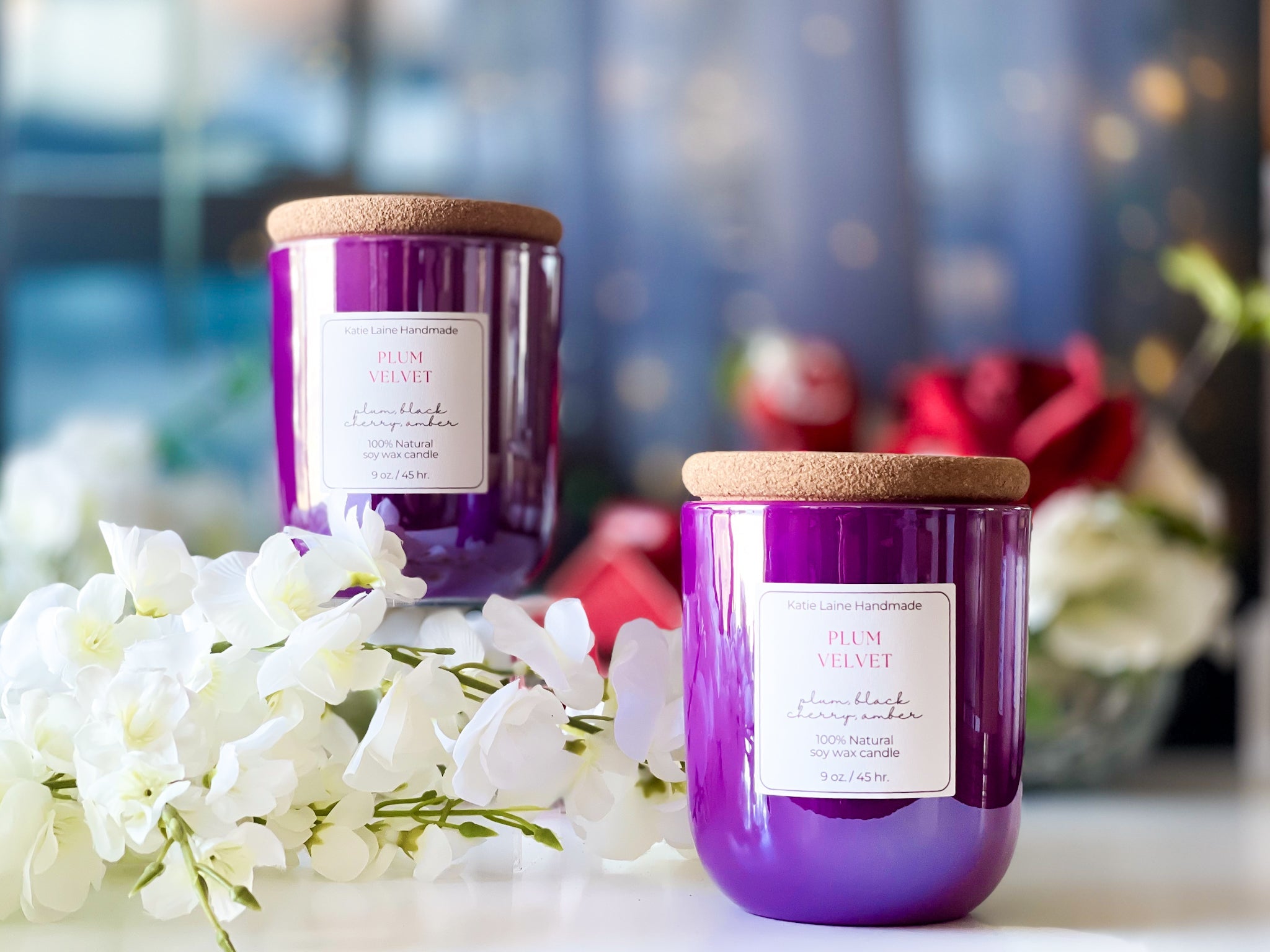 Plum Velvet Soy Wax Candle