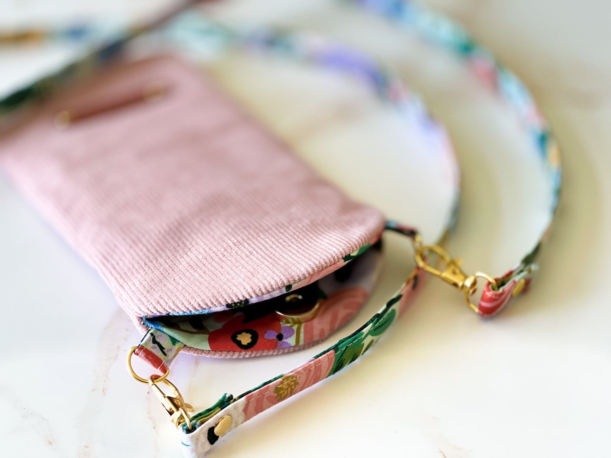 Woodrose Corduroy Phone Sling | The Corduroy Collection