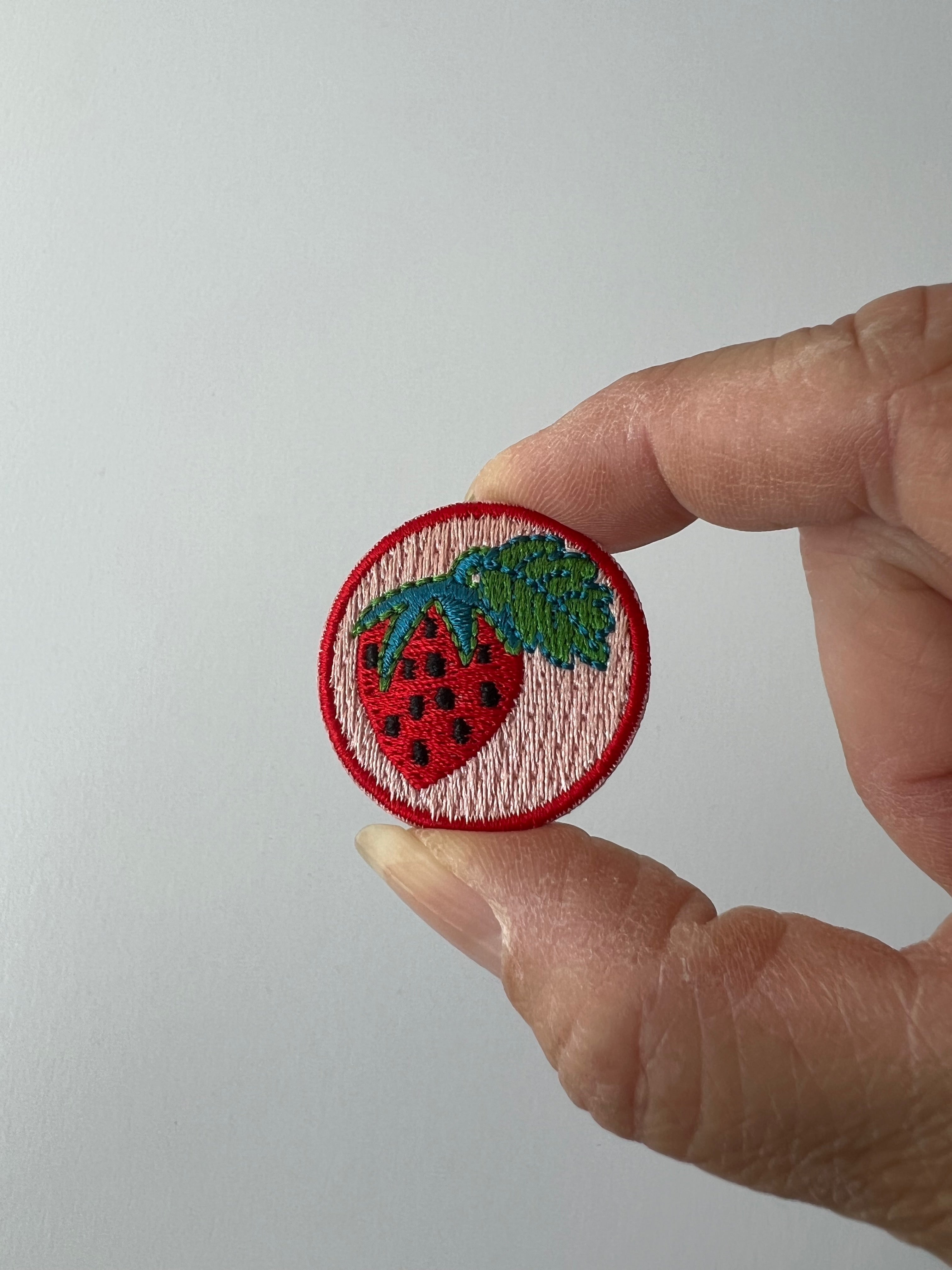 Strawberry Embroidery Needle Minder