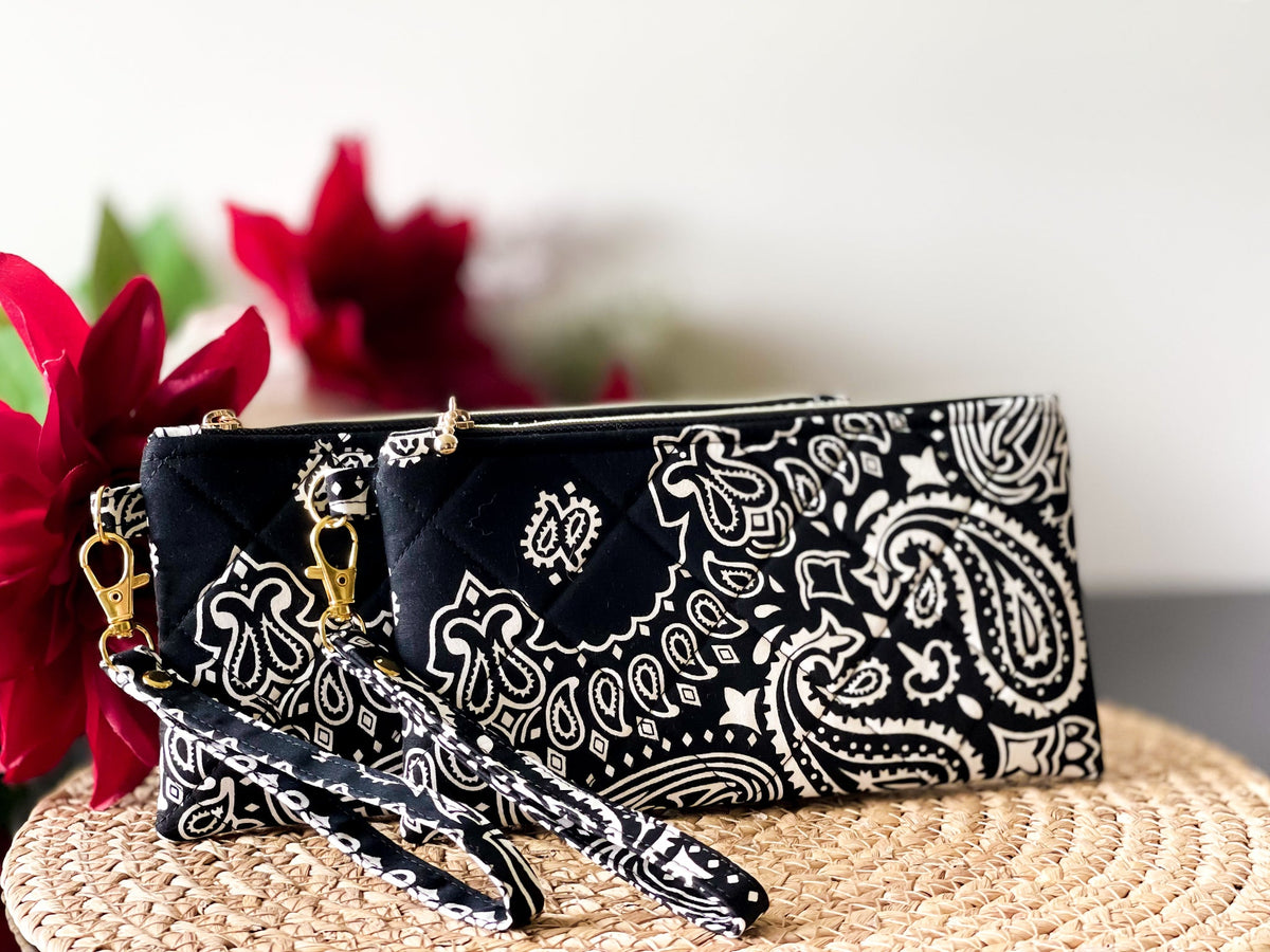 Quilted Wristlet Pouch — The Diplomat