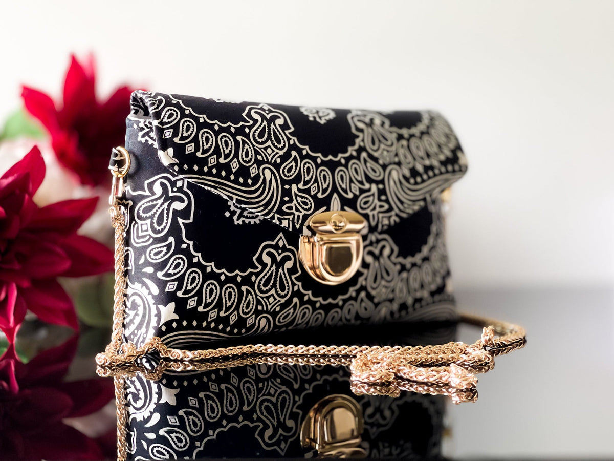 Crossbody Sling Bag with Chain Shoulder Strap — The Diplomat