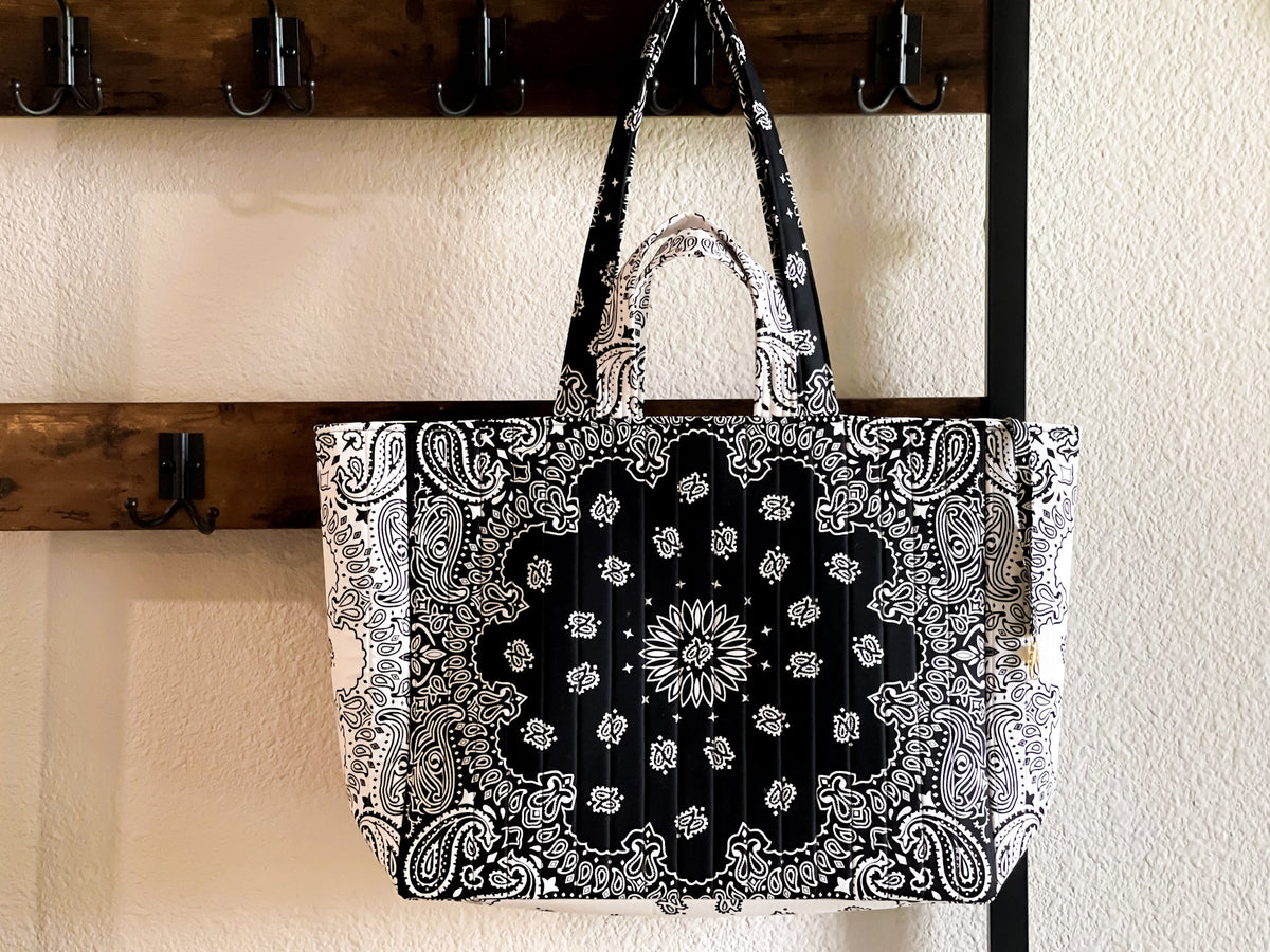 Large Quilted Tote — The Diplomat