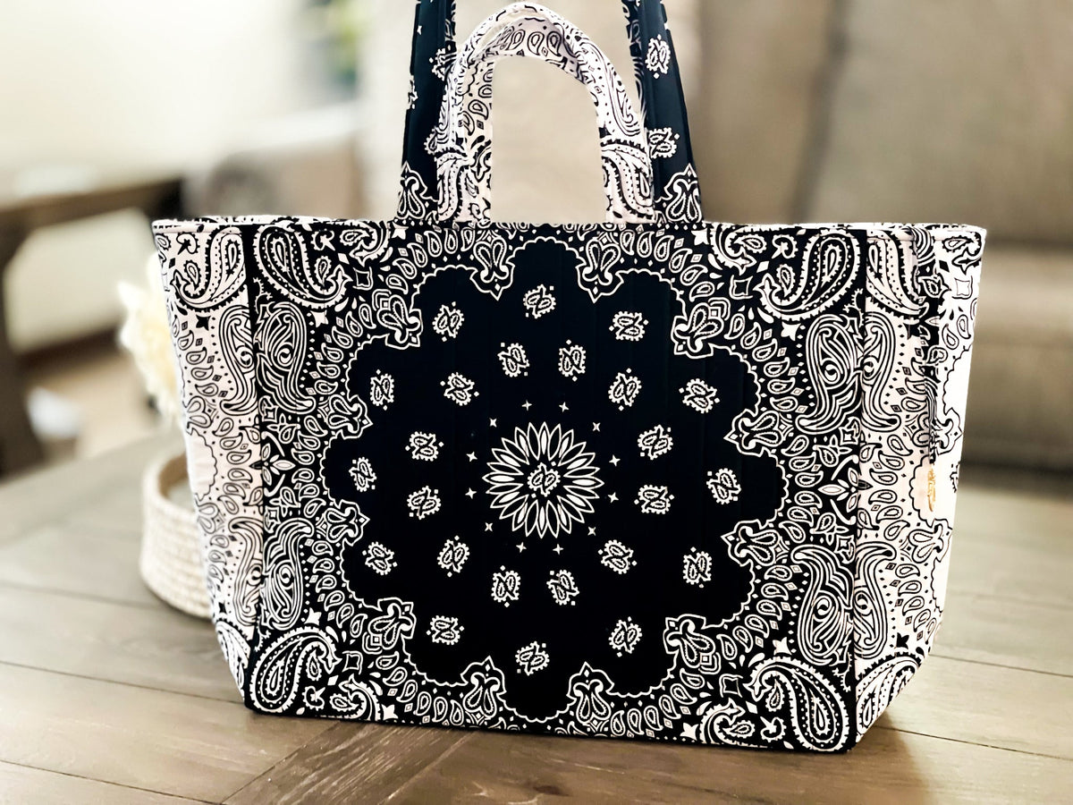 Large Quilted Tote — The Diplomat
