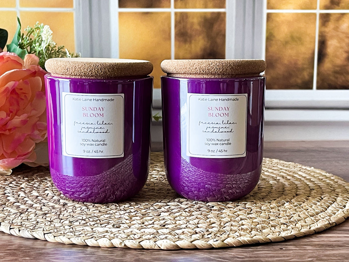 Sunday Blooms Soy Wax Candle