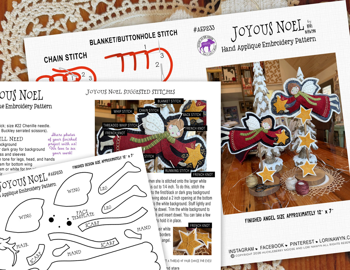 JOYOUS NOEL - Pattern or Kit