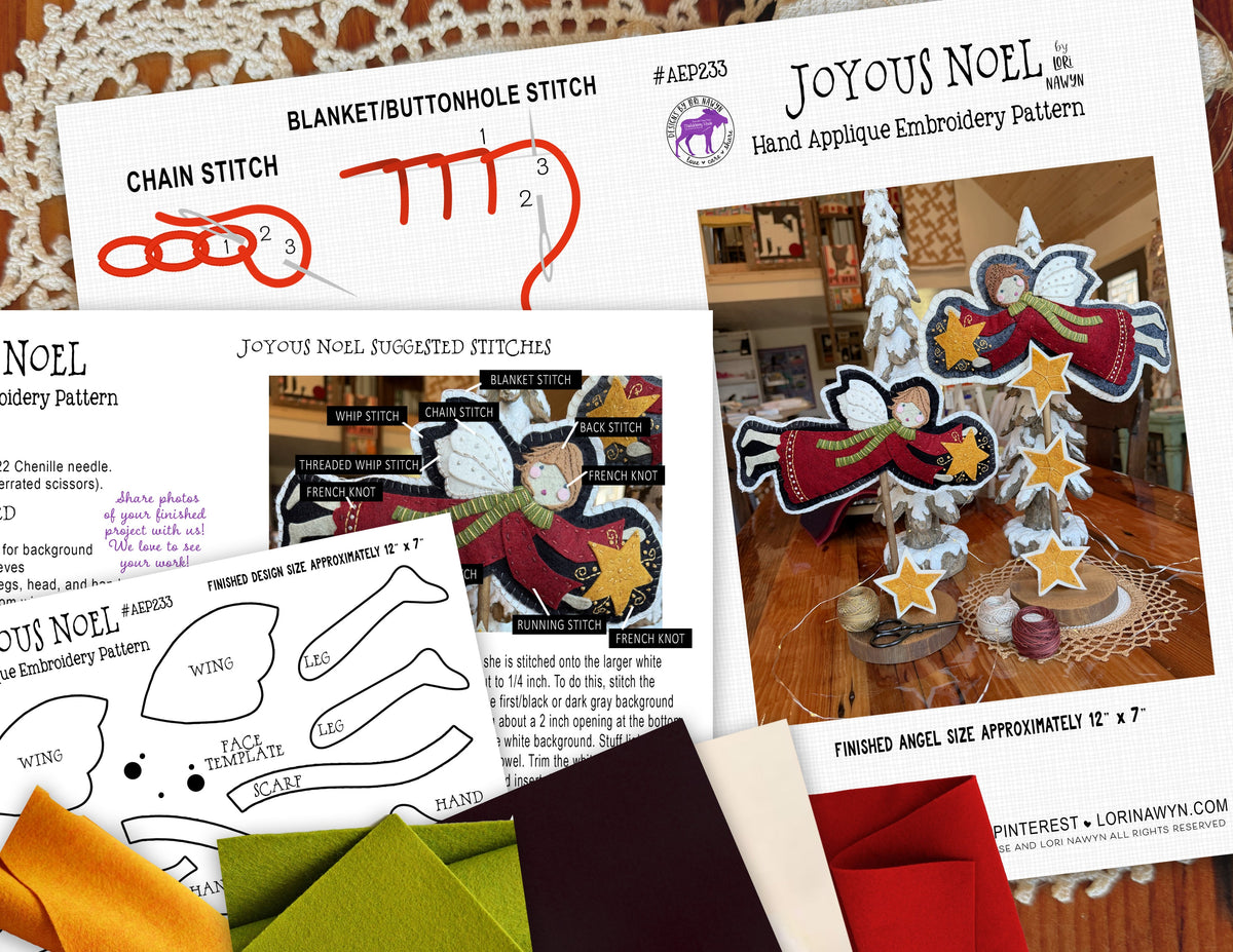 JOYOUS NOEL - Pattern or Kit