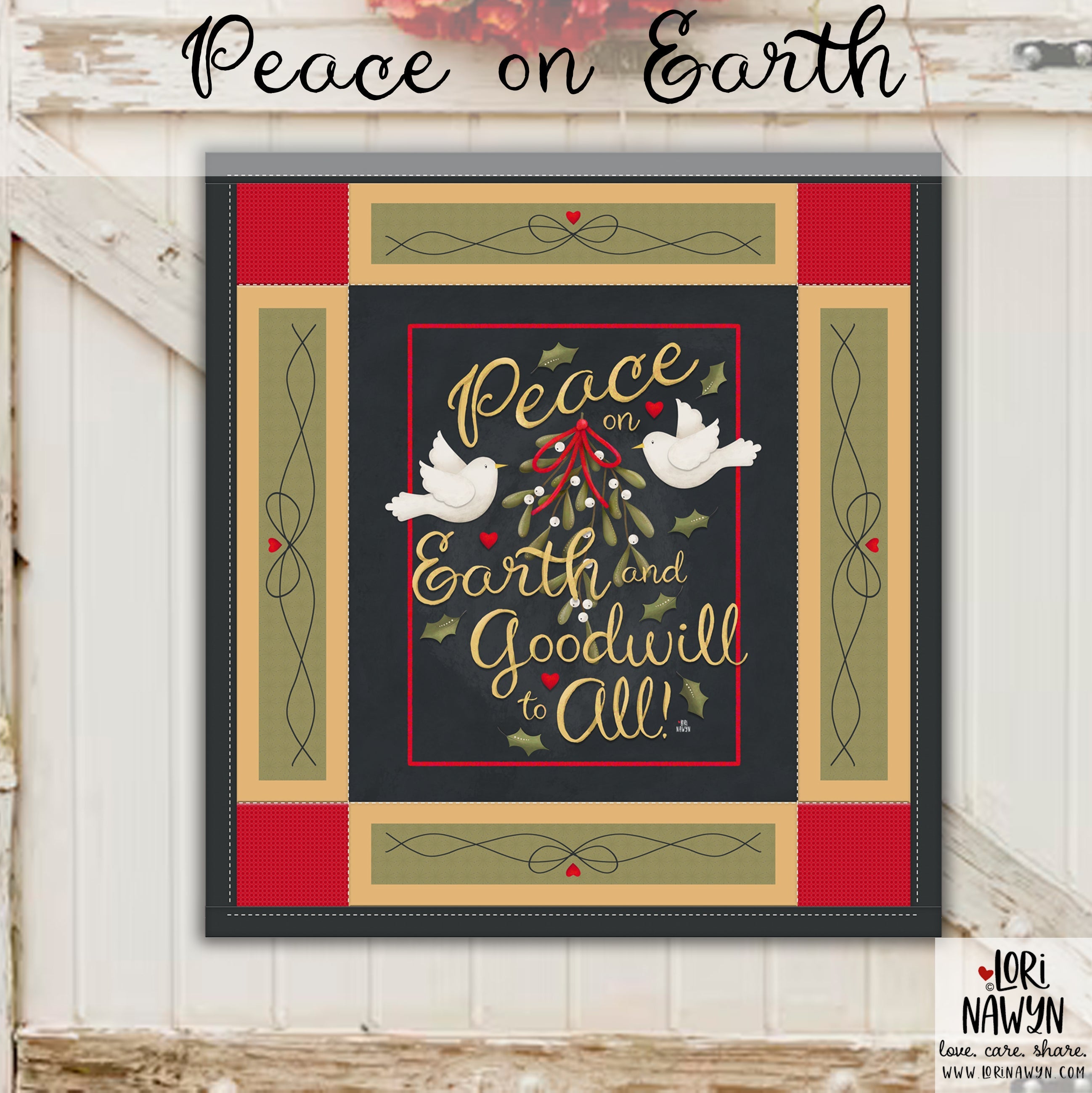 Peace on Earth Mini Quilt Kit