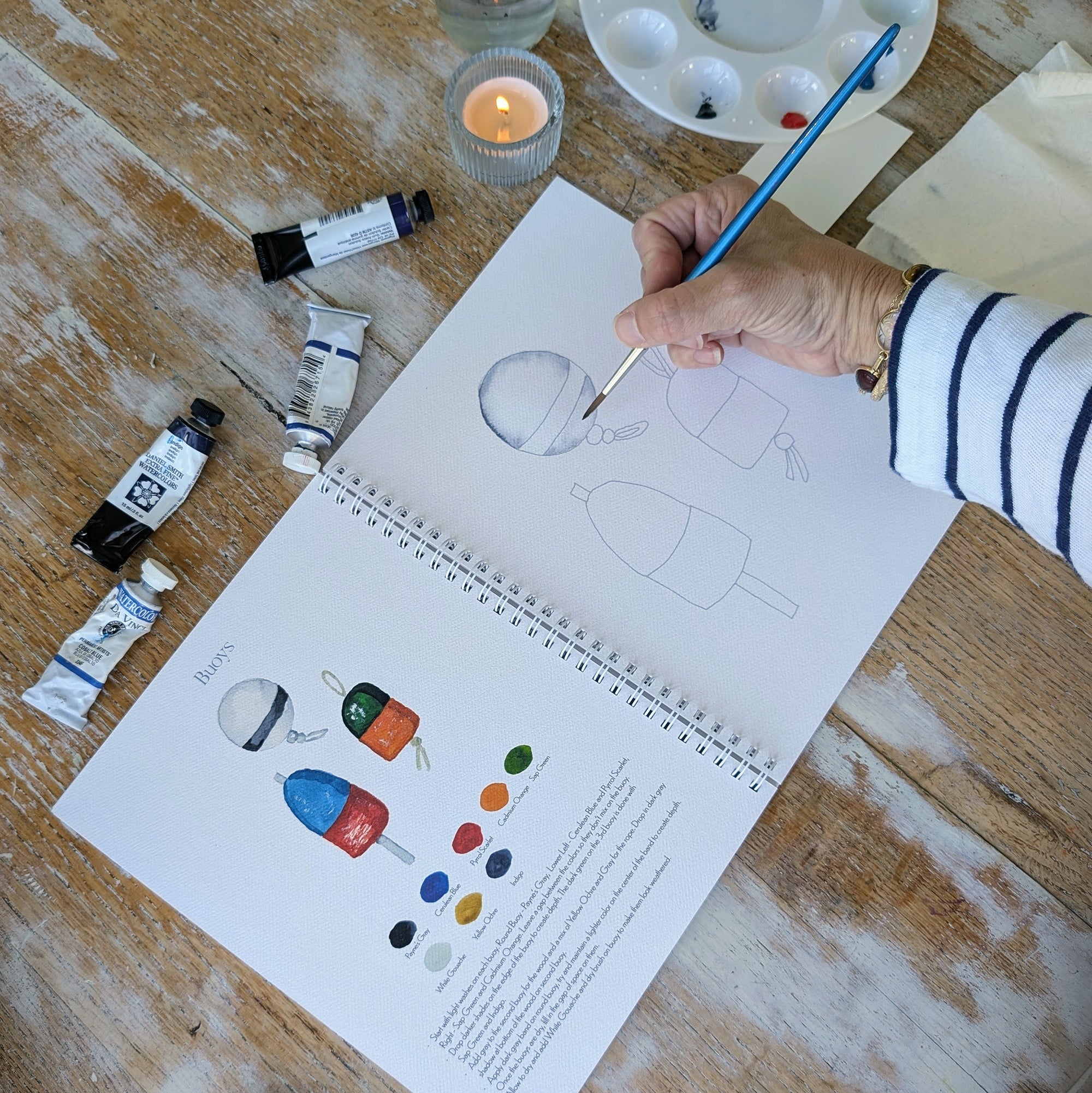 Coastal Watercolor Workbook