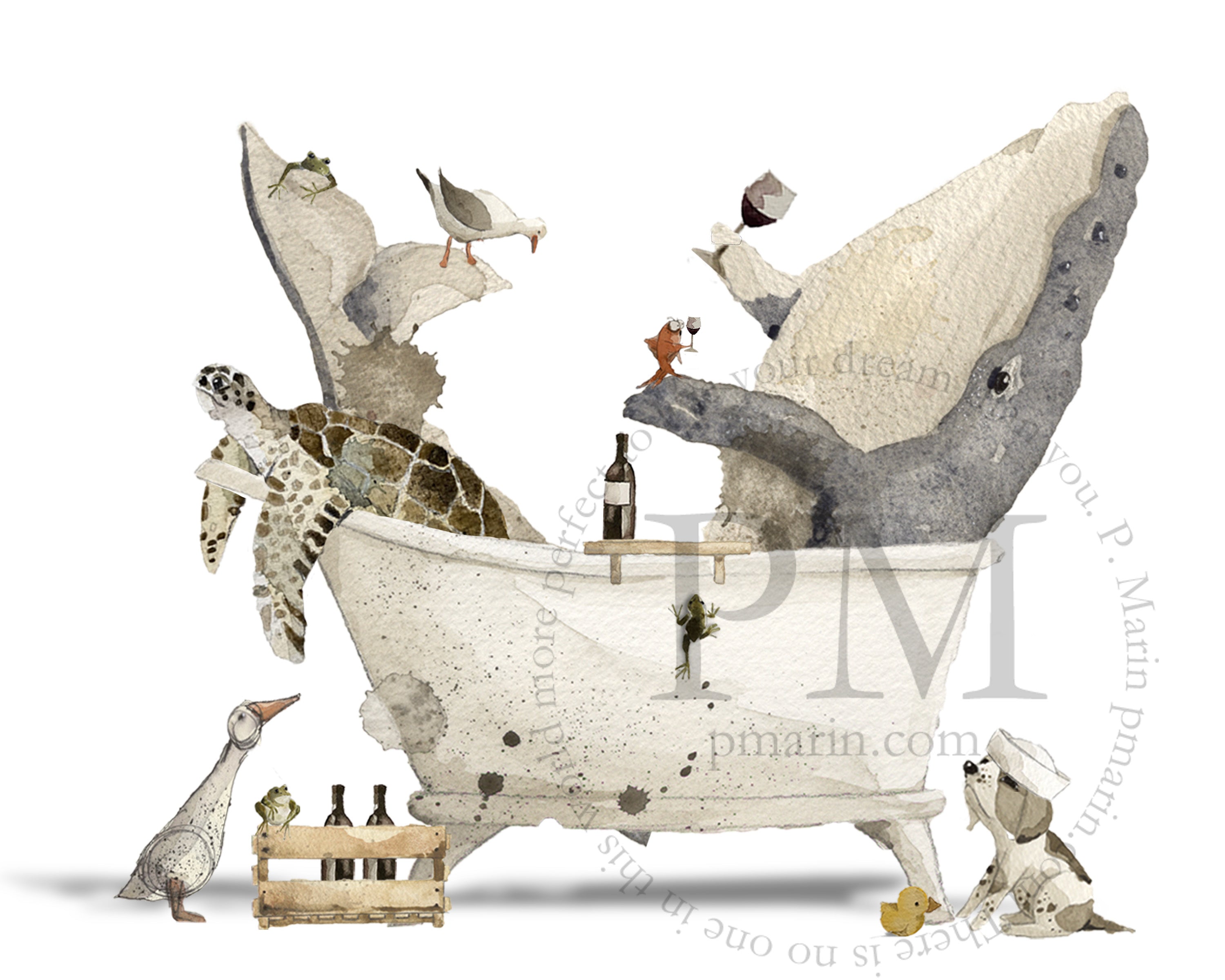 Art Print - Sea LIfe Cheers