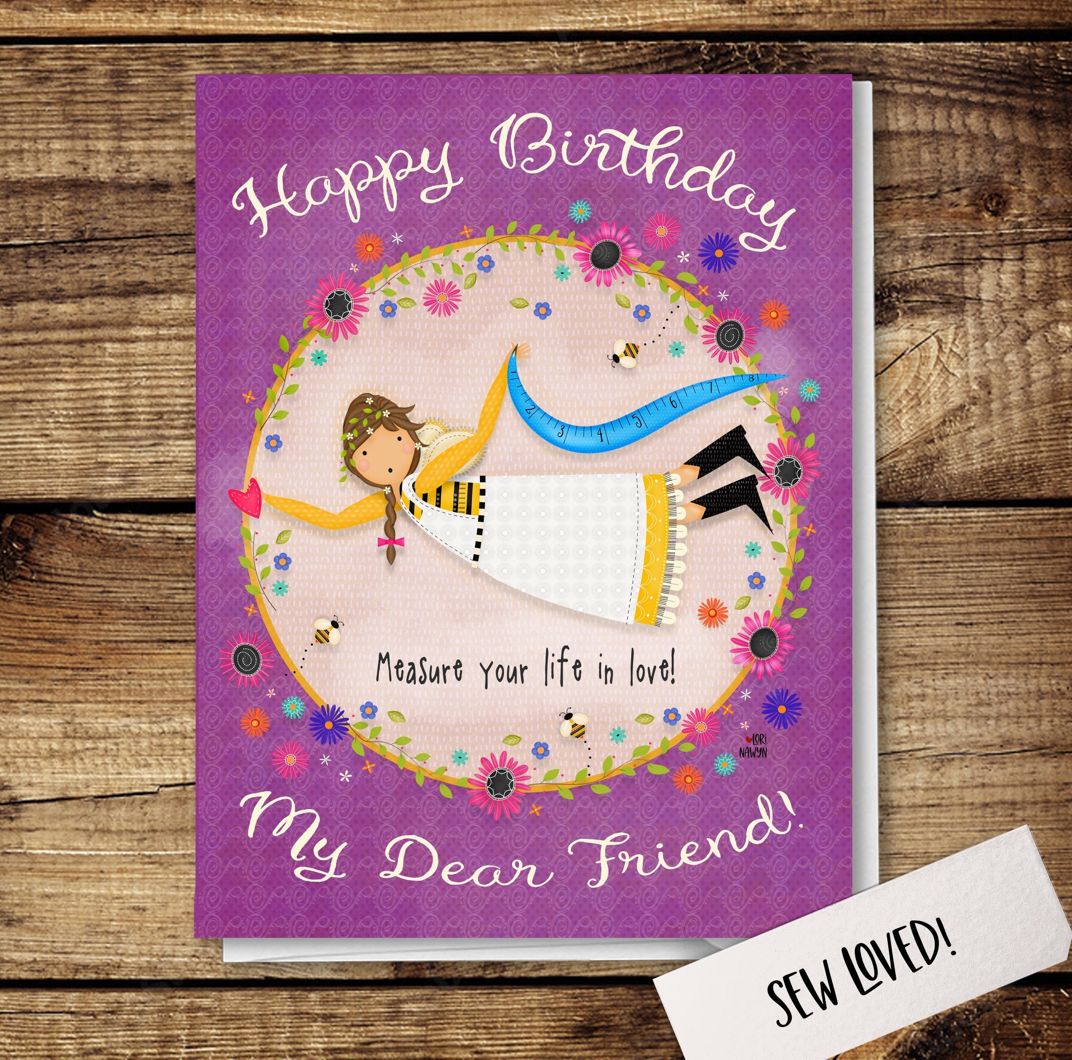 Sew Much Love Birthday Card