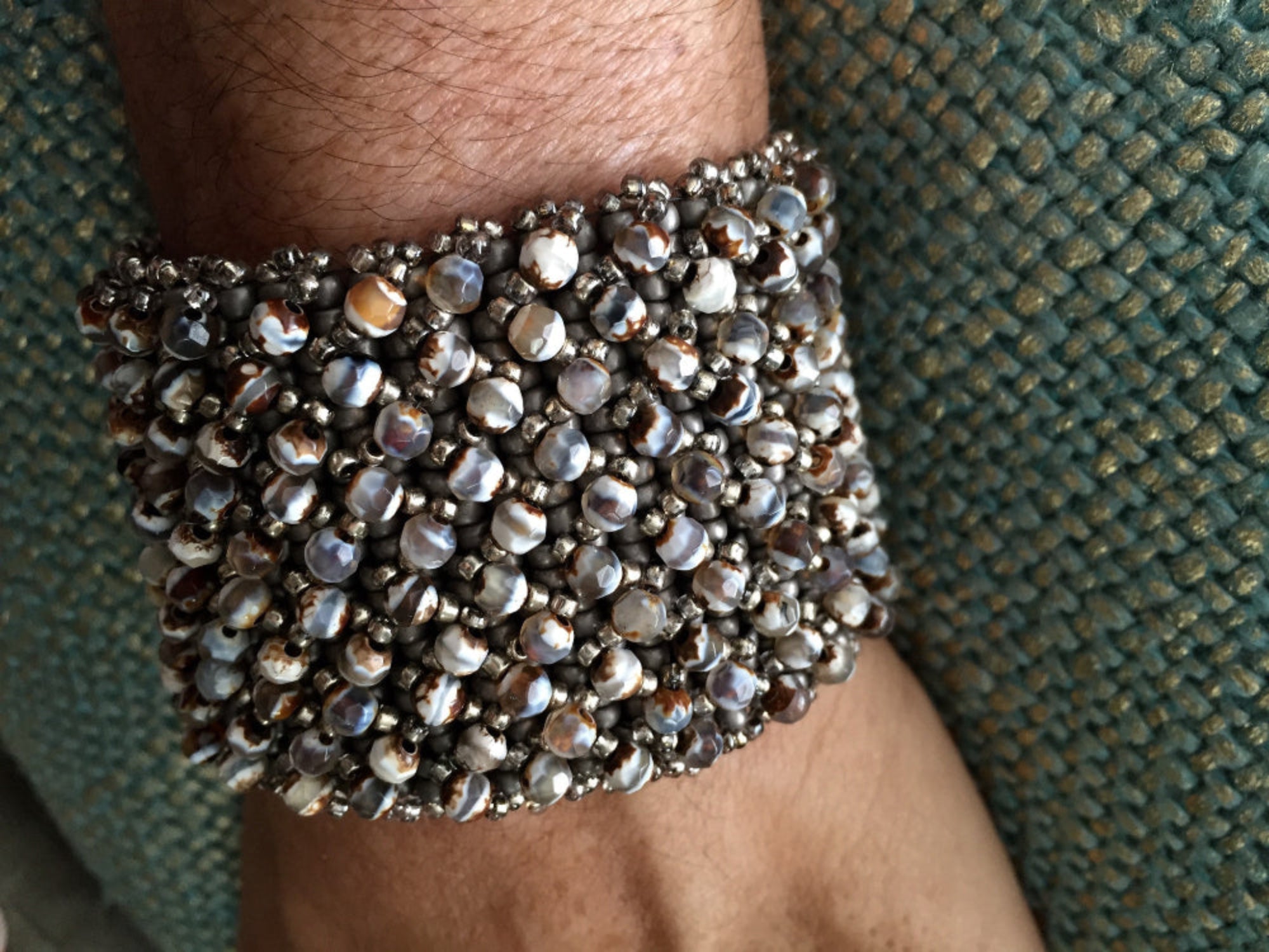 Agate Cuff Bracelet