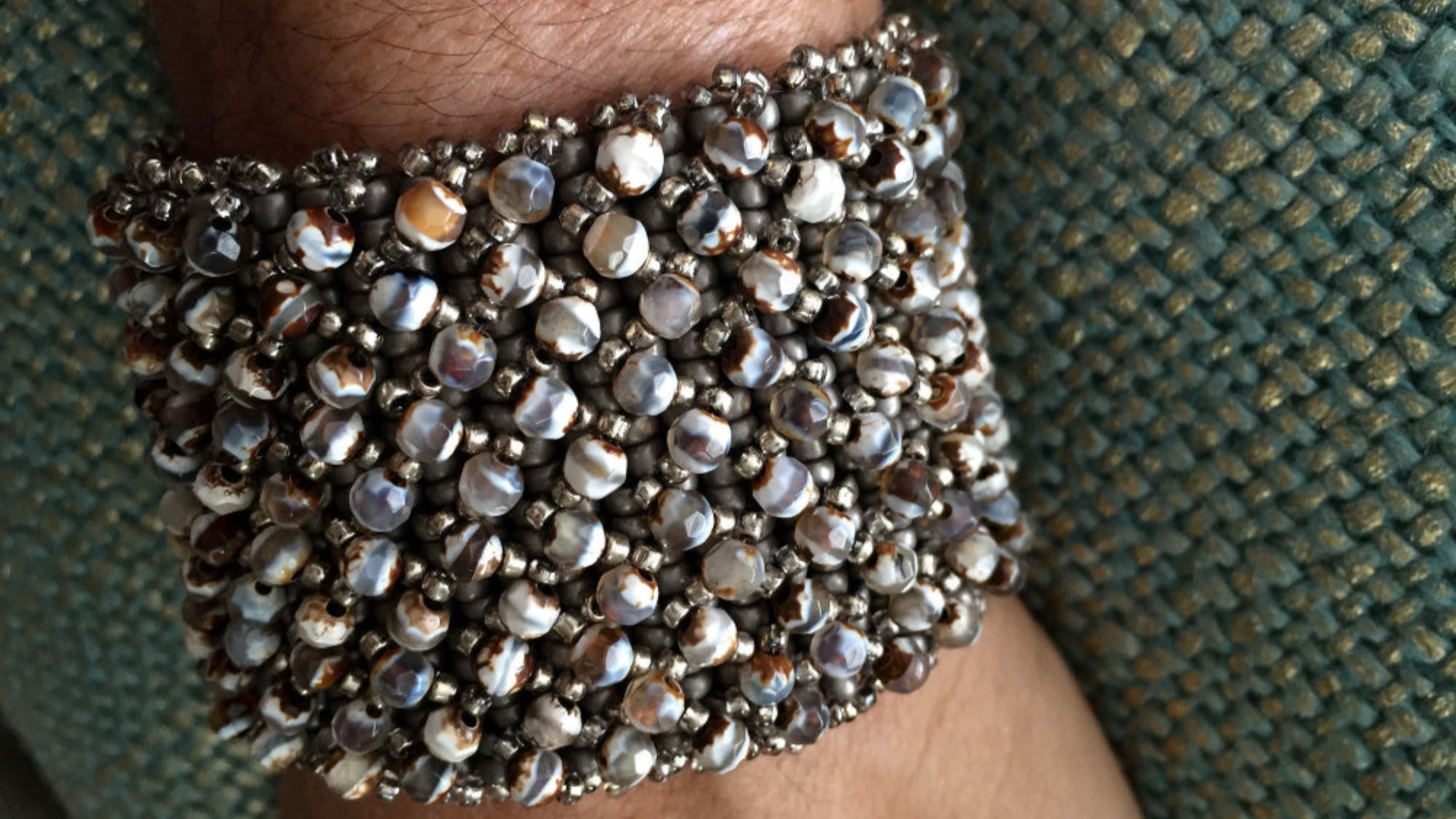 Agate Cuff Bracelet