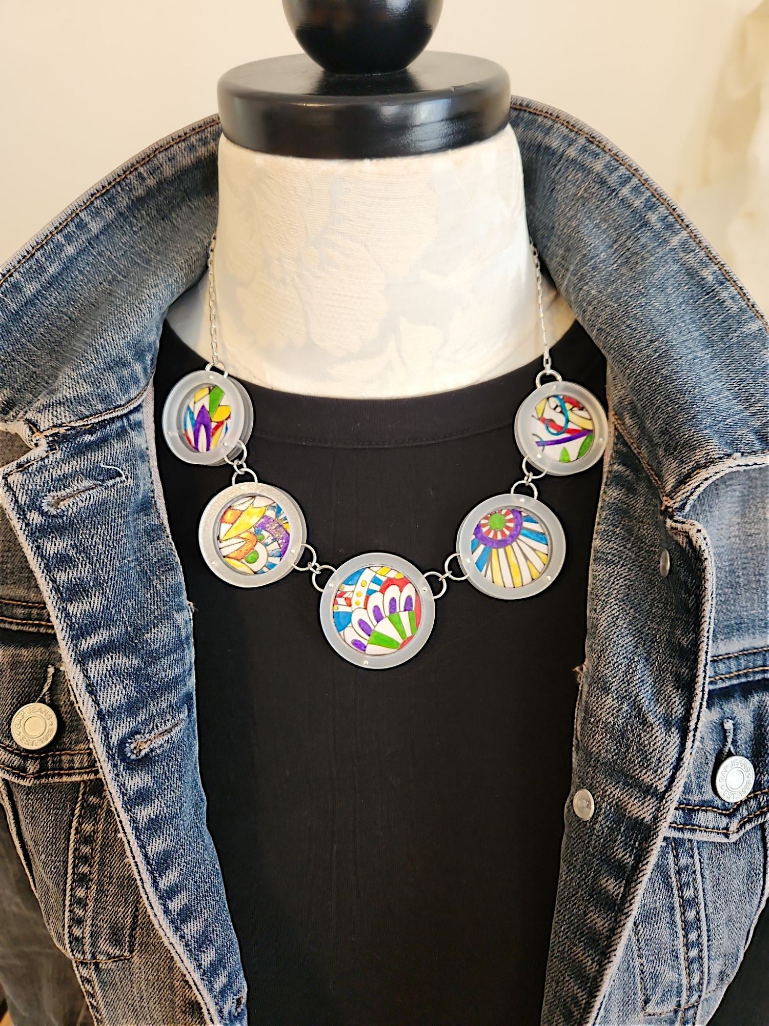 5-Way Riveted Necklace