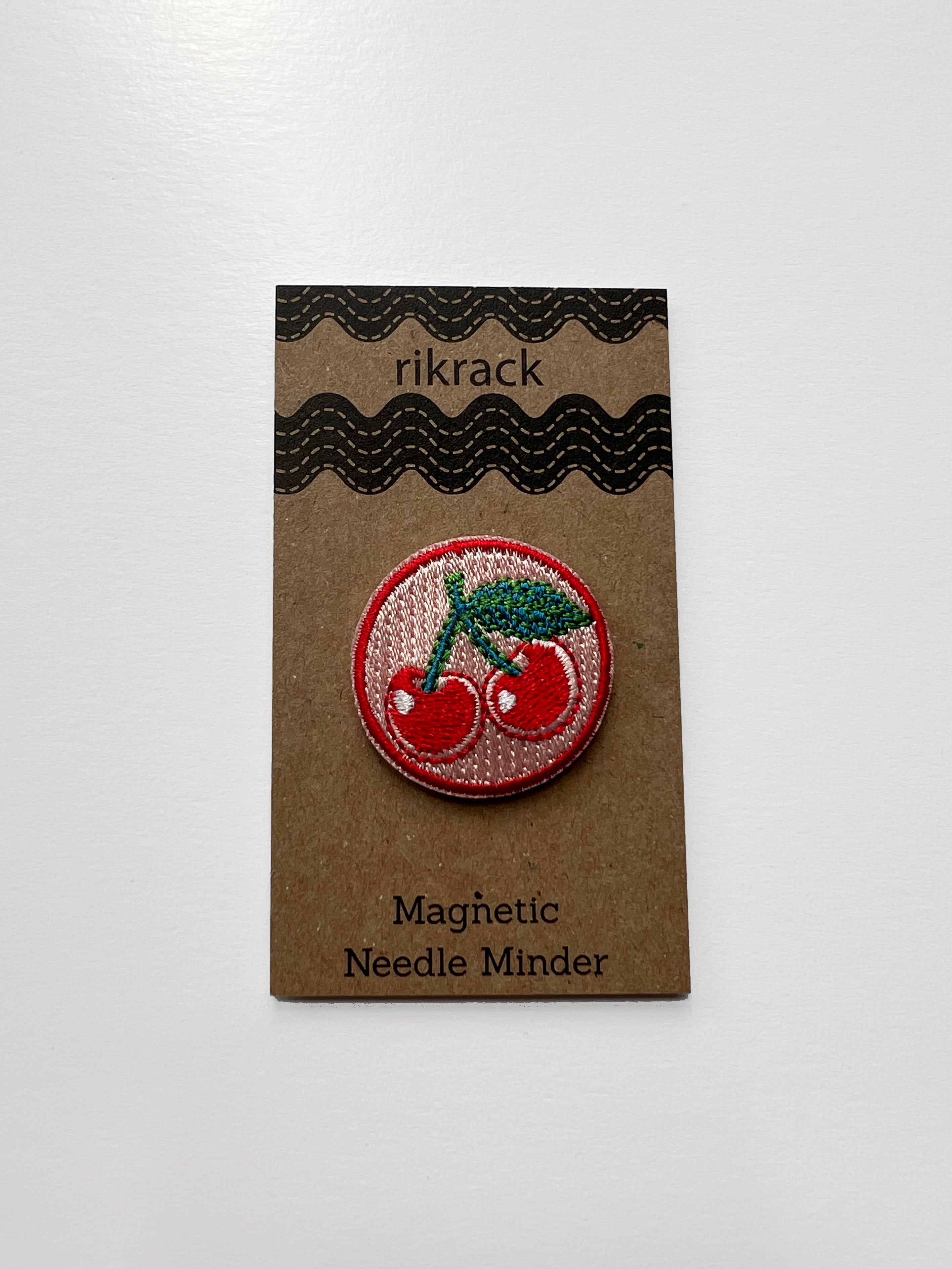Cherries Embroidery Needle Minder