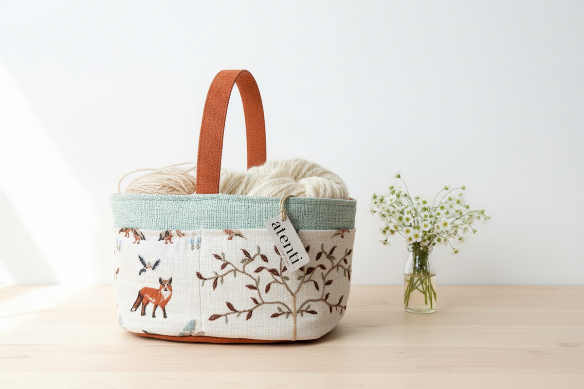 Foxy Caddy Organizer – Handmade Yarn & Notions