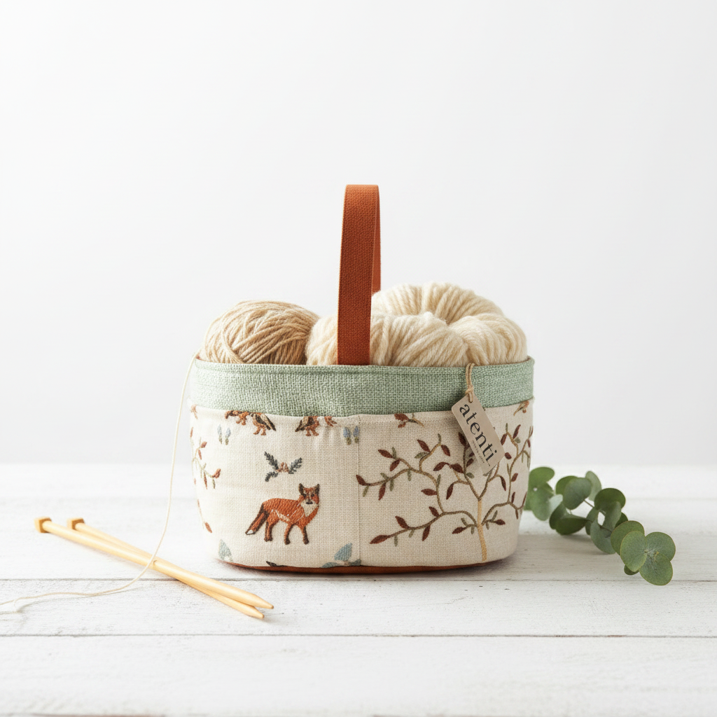 Foxy Caddy Organizer – Handmade Yarn & Notions