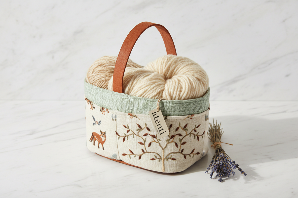 Foxy Caddy Organizer – Handmade Yarn & Notions