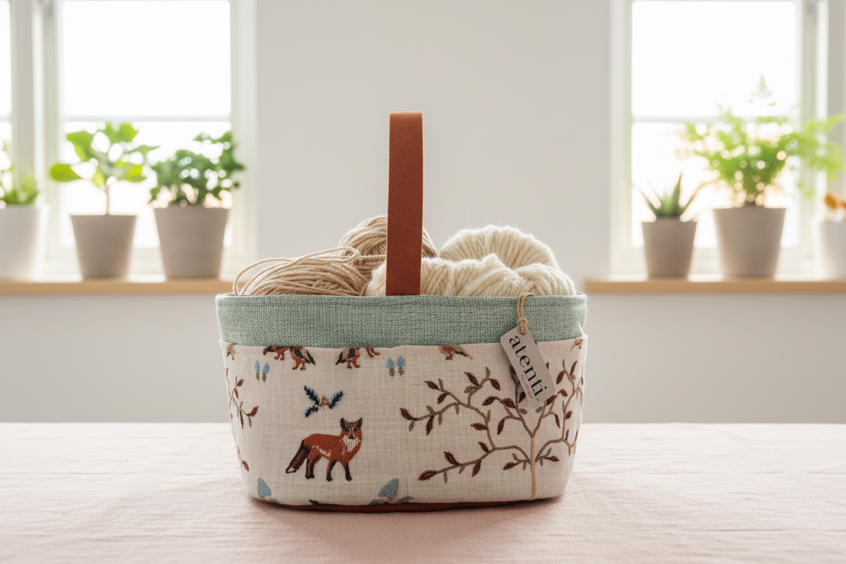 Foxy Caddy Organizer – Handmade Yarn & Notions