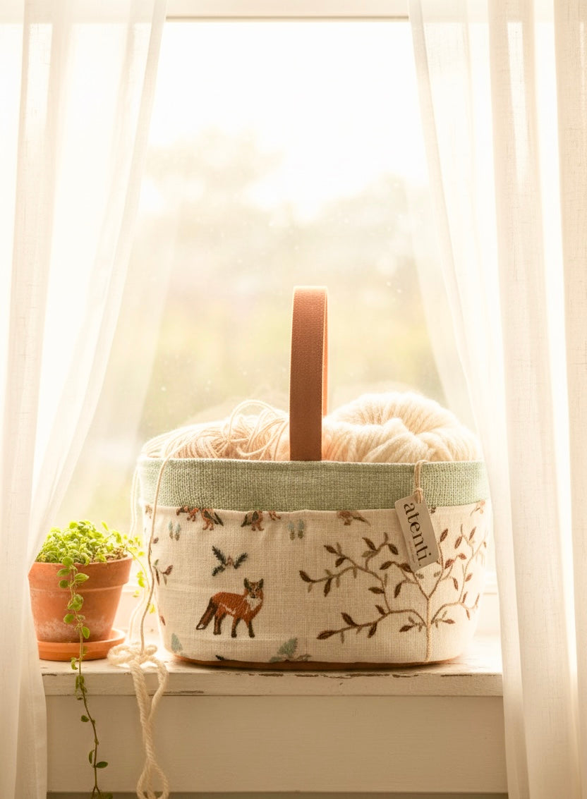 Foxy Caddy Organizer – Handmade Yarn & Notions